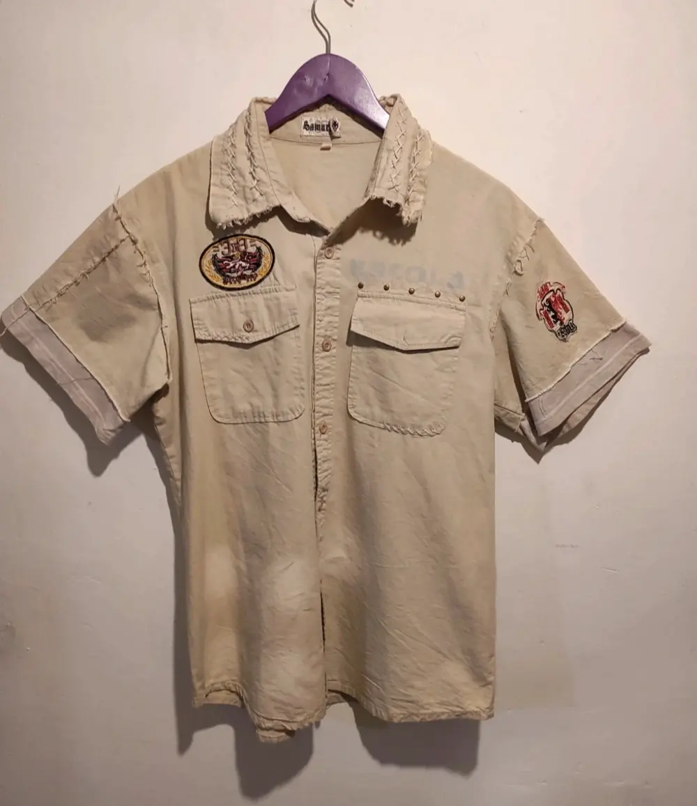 Camisa Manga corta Samurai talla L*