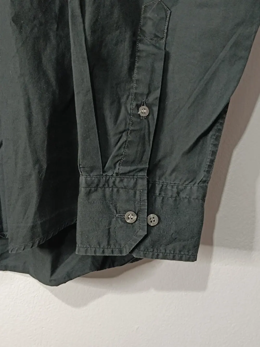 Camisa manga larga negra Lacoste talla 42 L ver medidas, foto 2