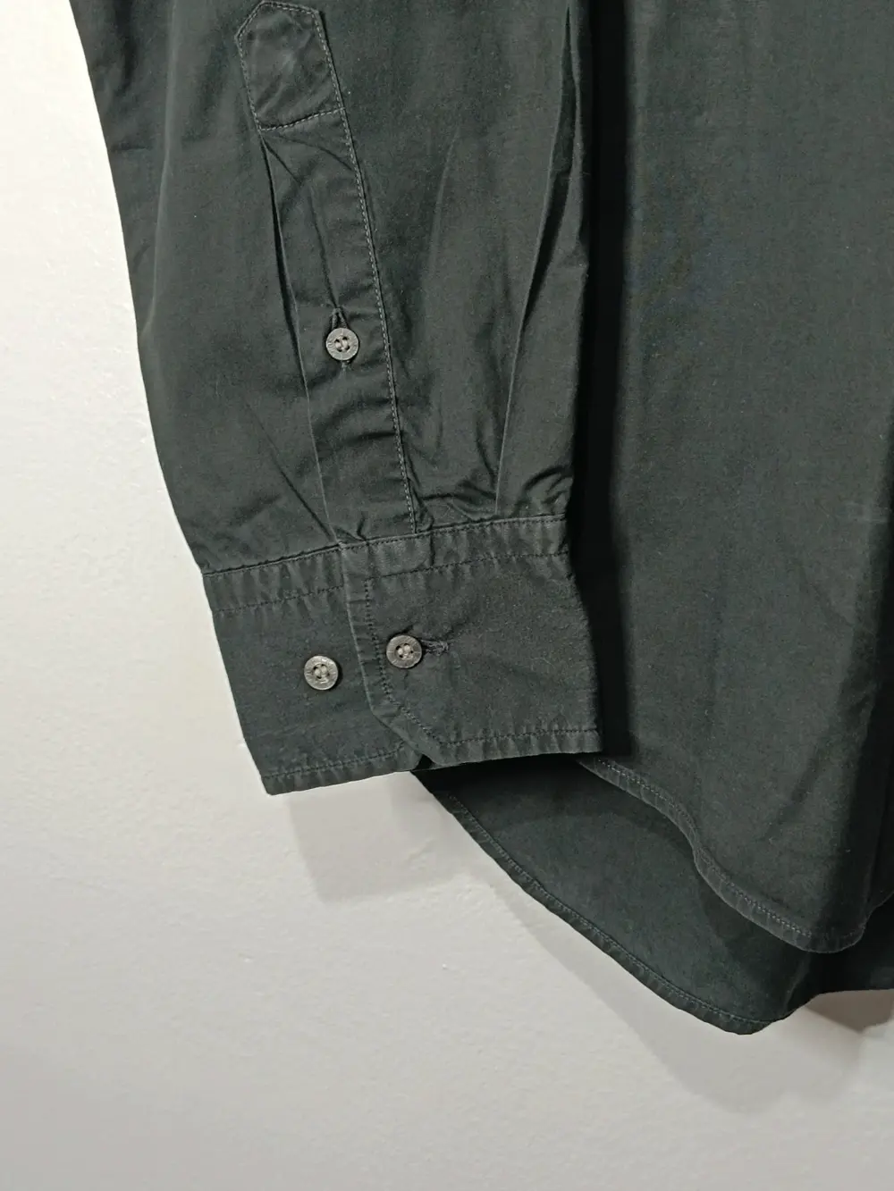 Camisa manga larga negra Lacoste talla 42 L ver medidas, foto 3