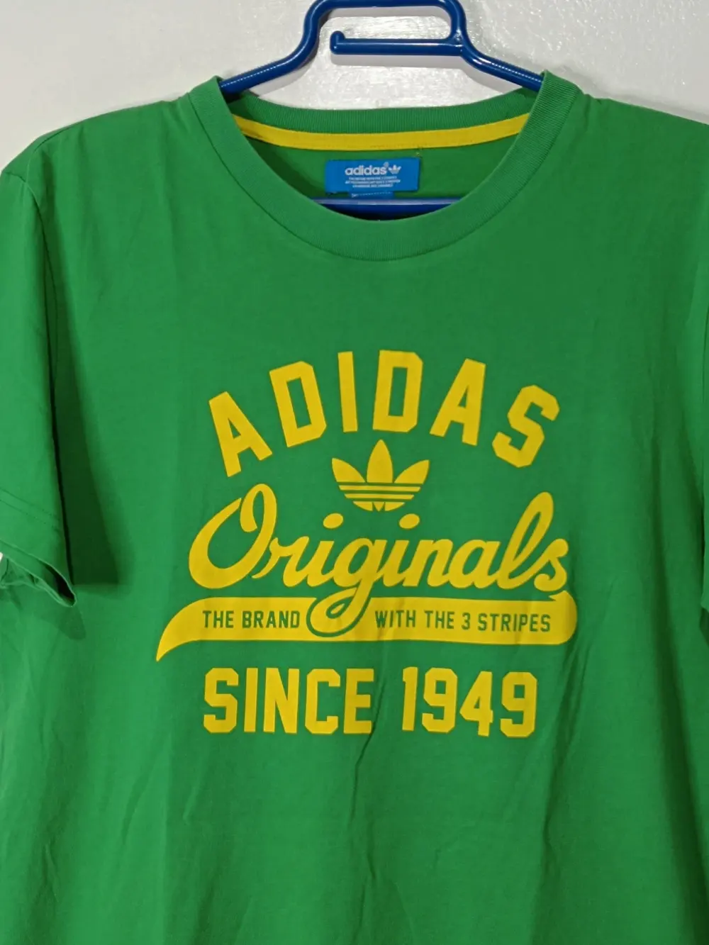 Camiseta verde manga corta Adidas originals talla S, foto 2