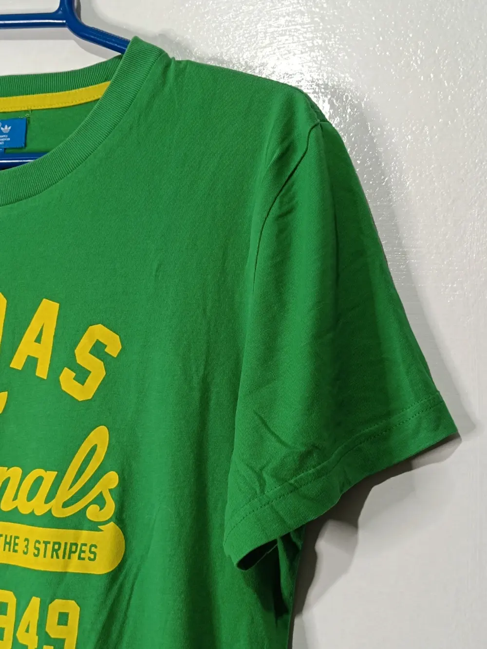 Camiseta verde manga corta Adidas originals talla S, foto 3