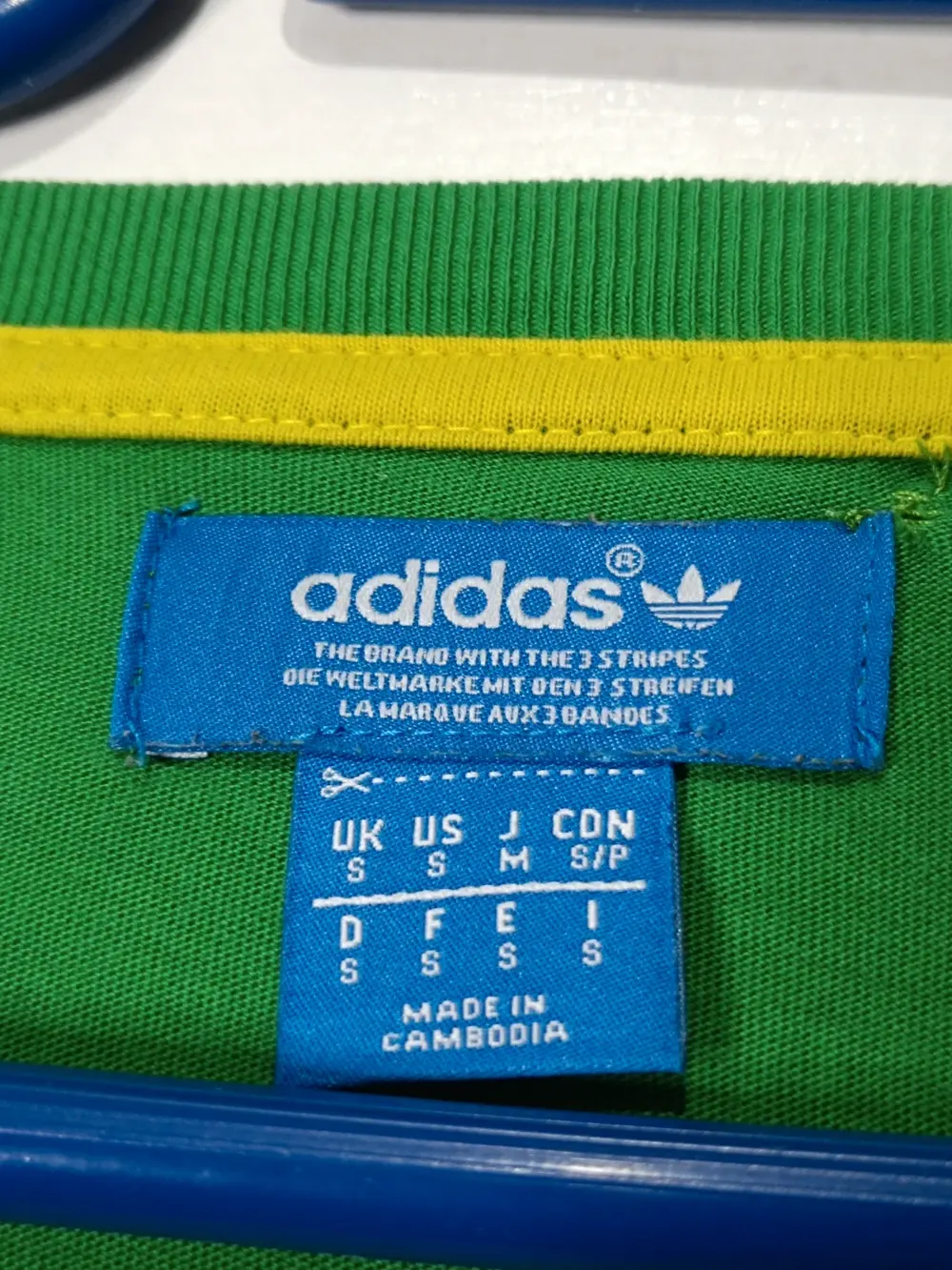 Camiseta verde manga corta Adidas originals talla S, foto 5