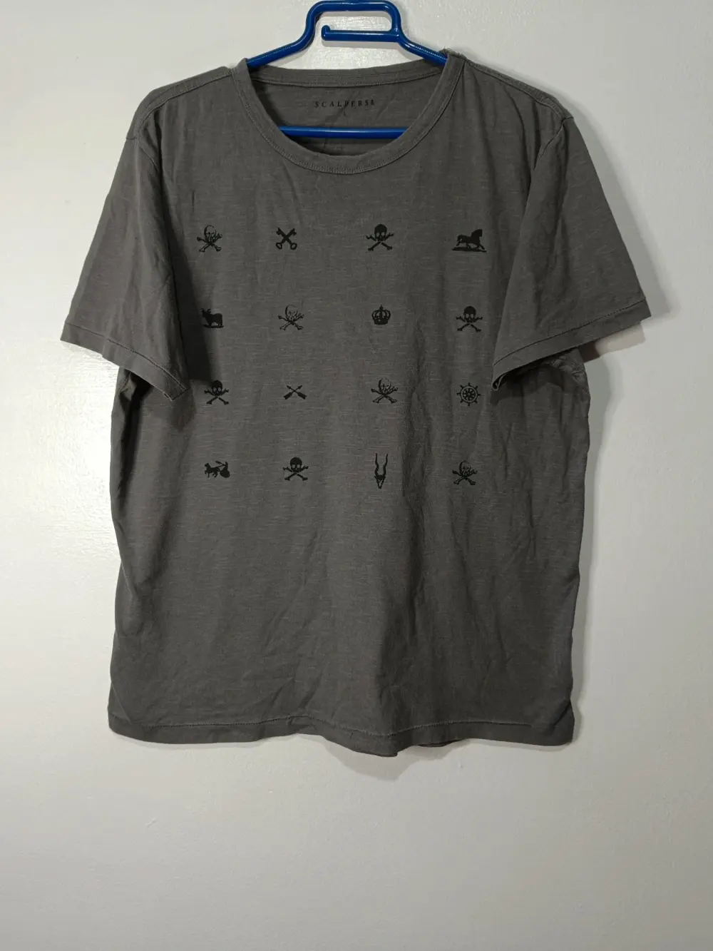 Camiseta manga corta Scalpers talla L ver medidas