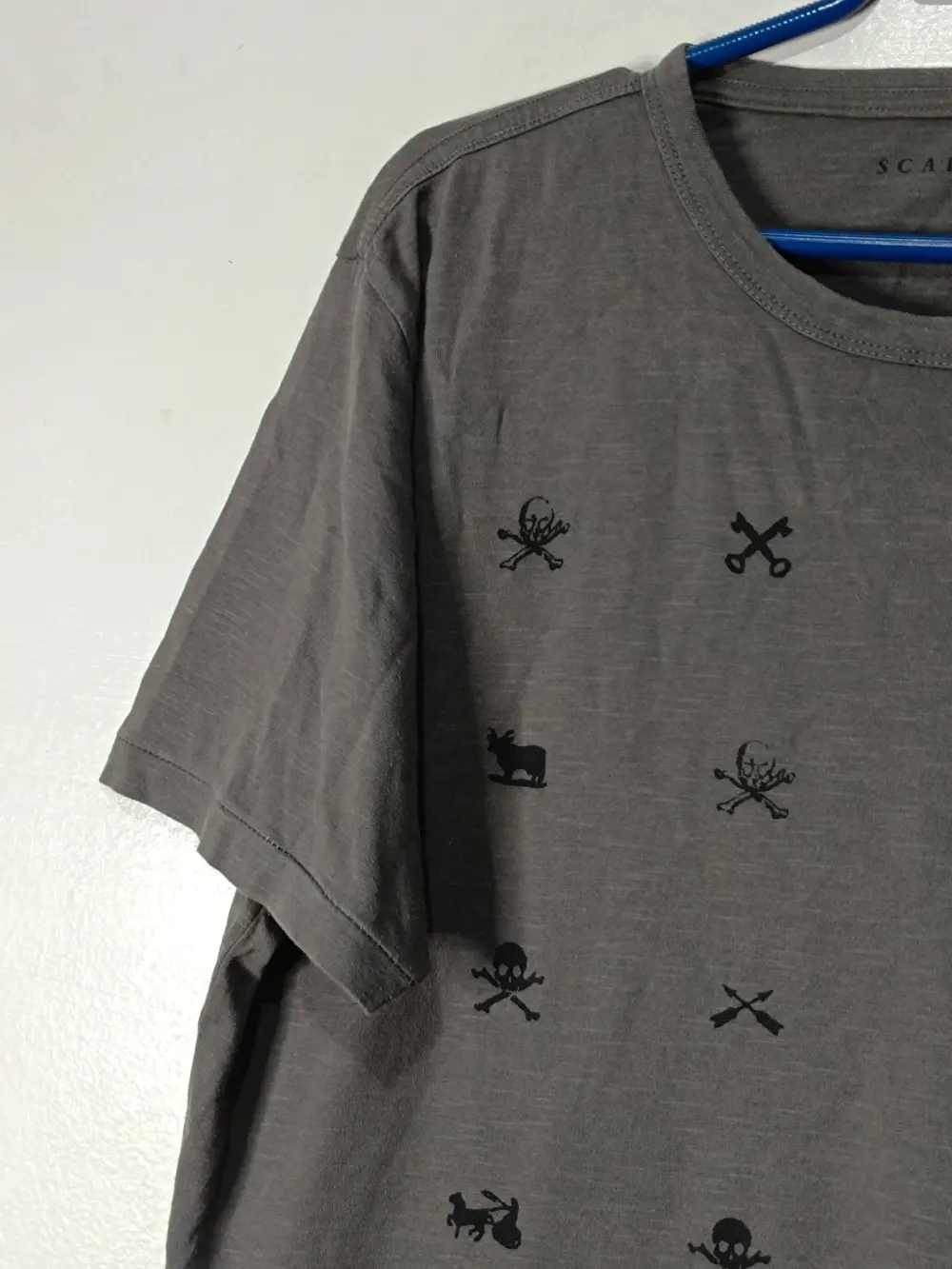 Camiseta manga corta Scalpers talla L ver medidas, foto 3