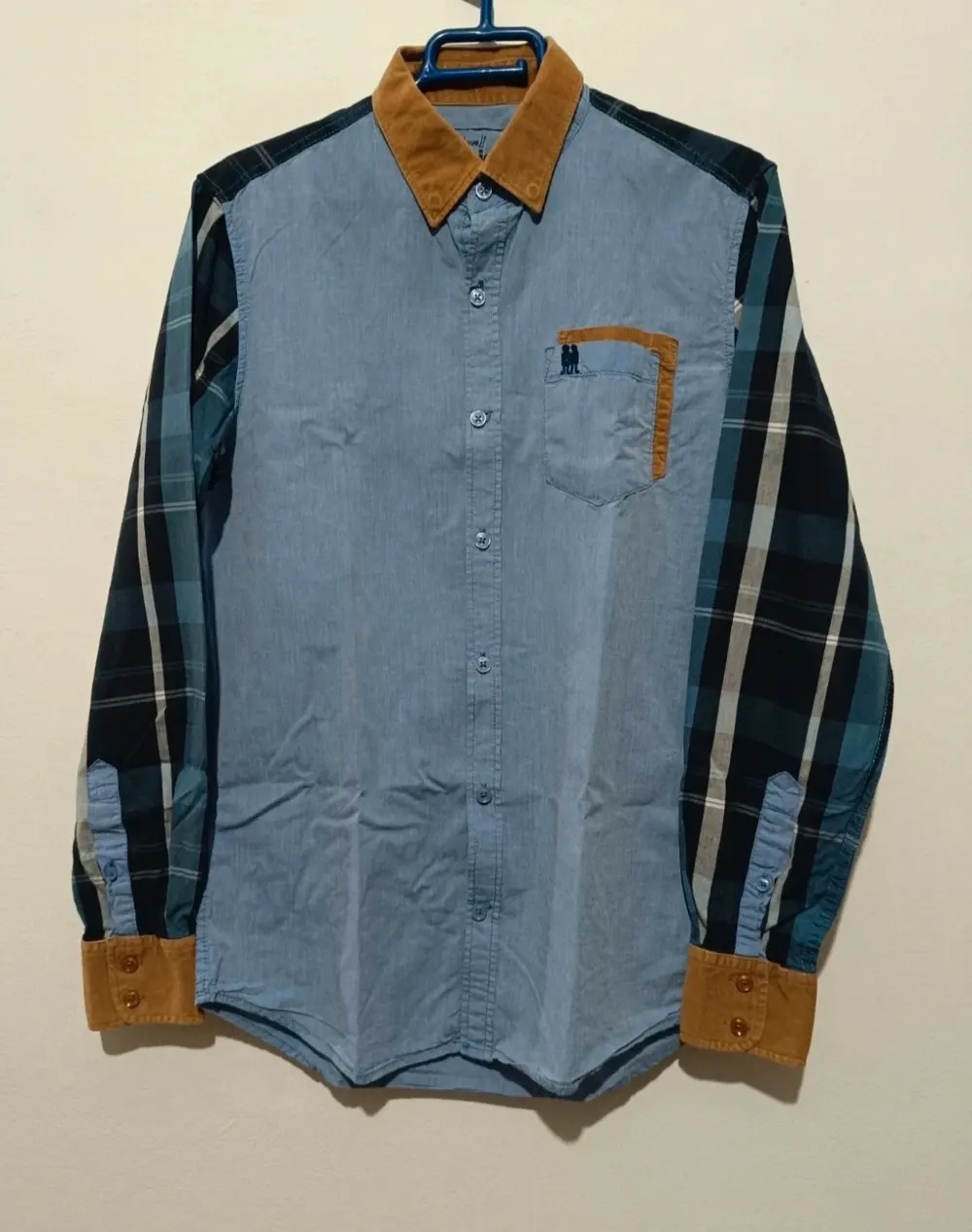 Camisa vaquera manga larga Desigual talla S ver medidas*
