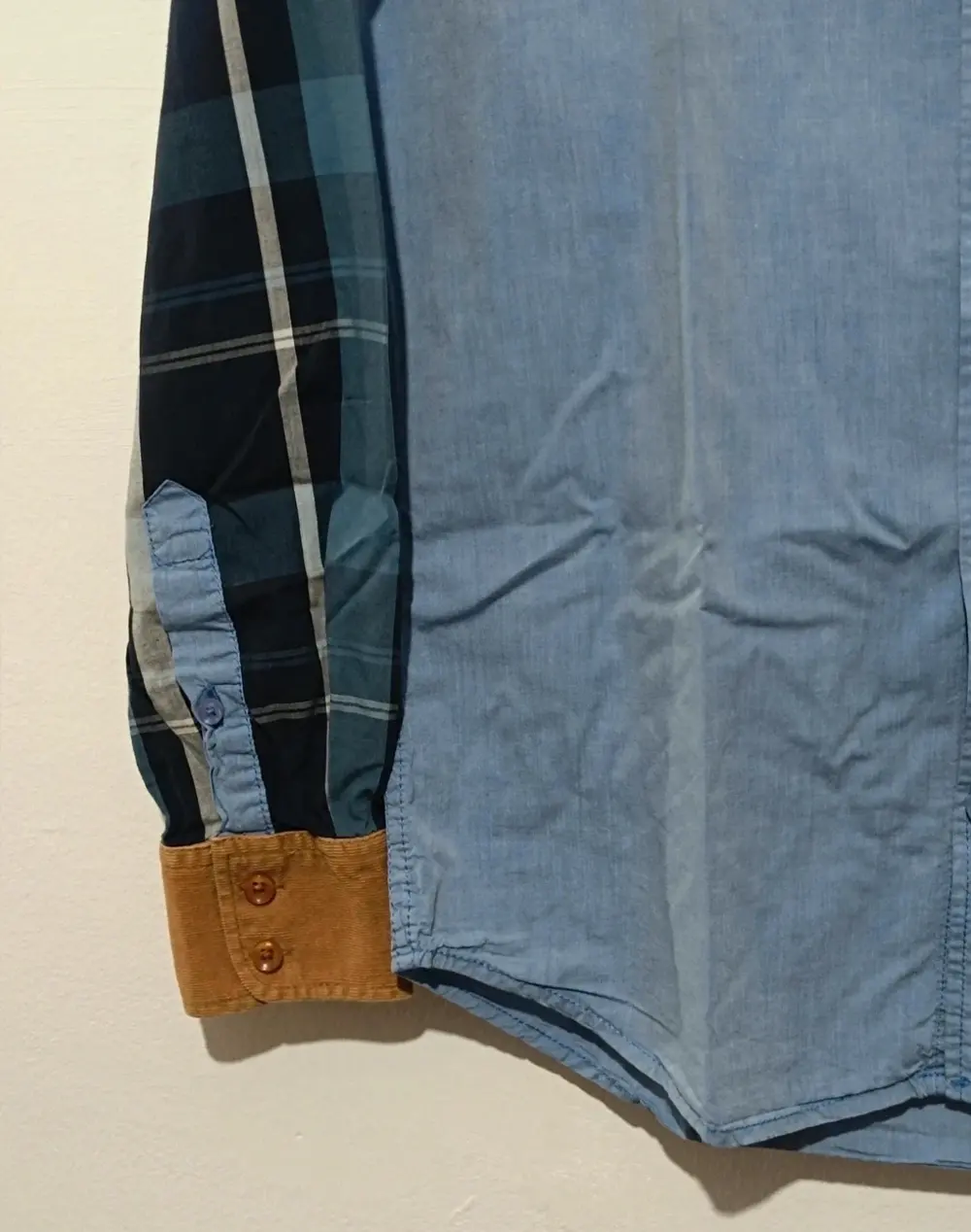 Camisa vaquera manga larga Desigual talla S ver medidas*, foto 3