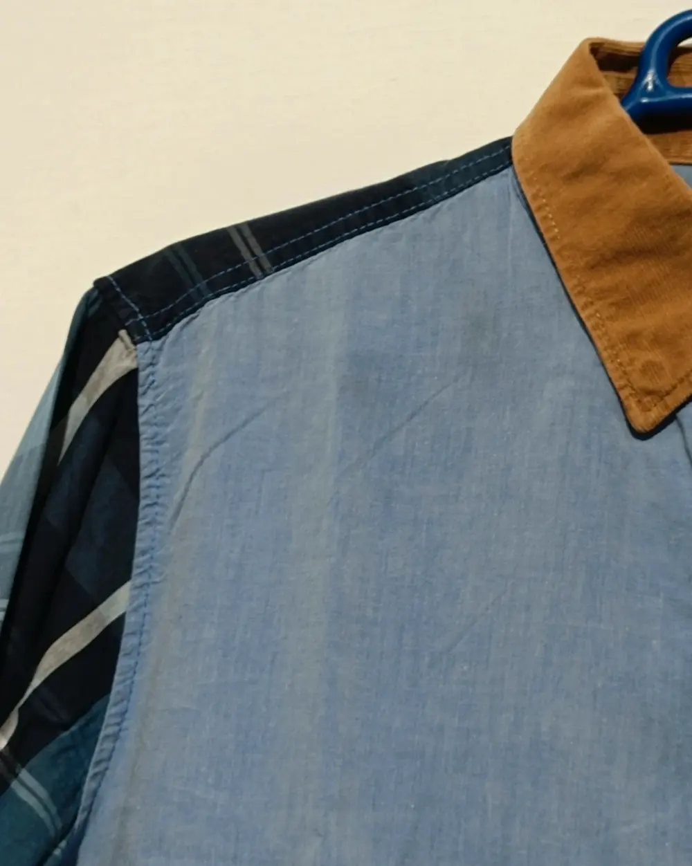 Camisa vaquera manga larga Desigual talla S ver medidas*, foto 5