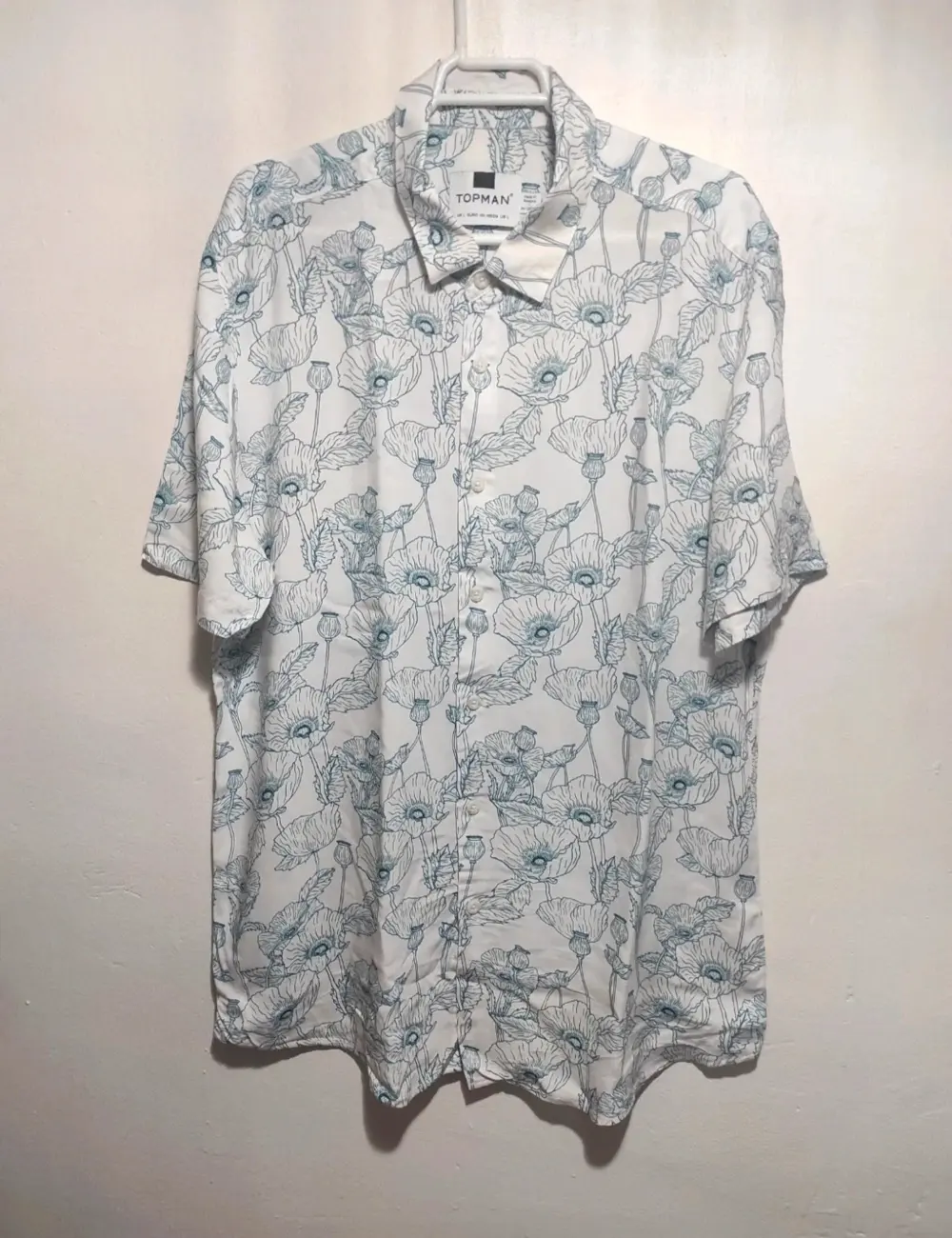 Camisa manga corta Topman talla L*