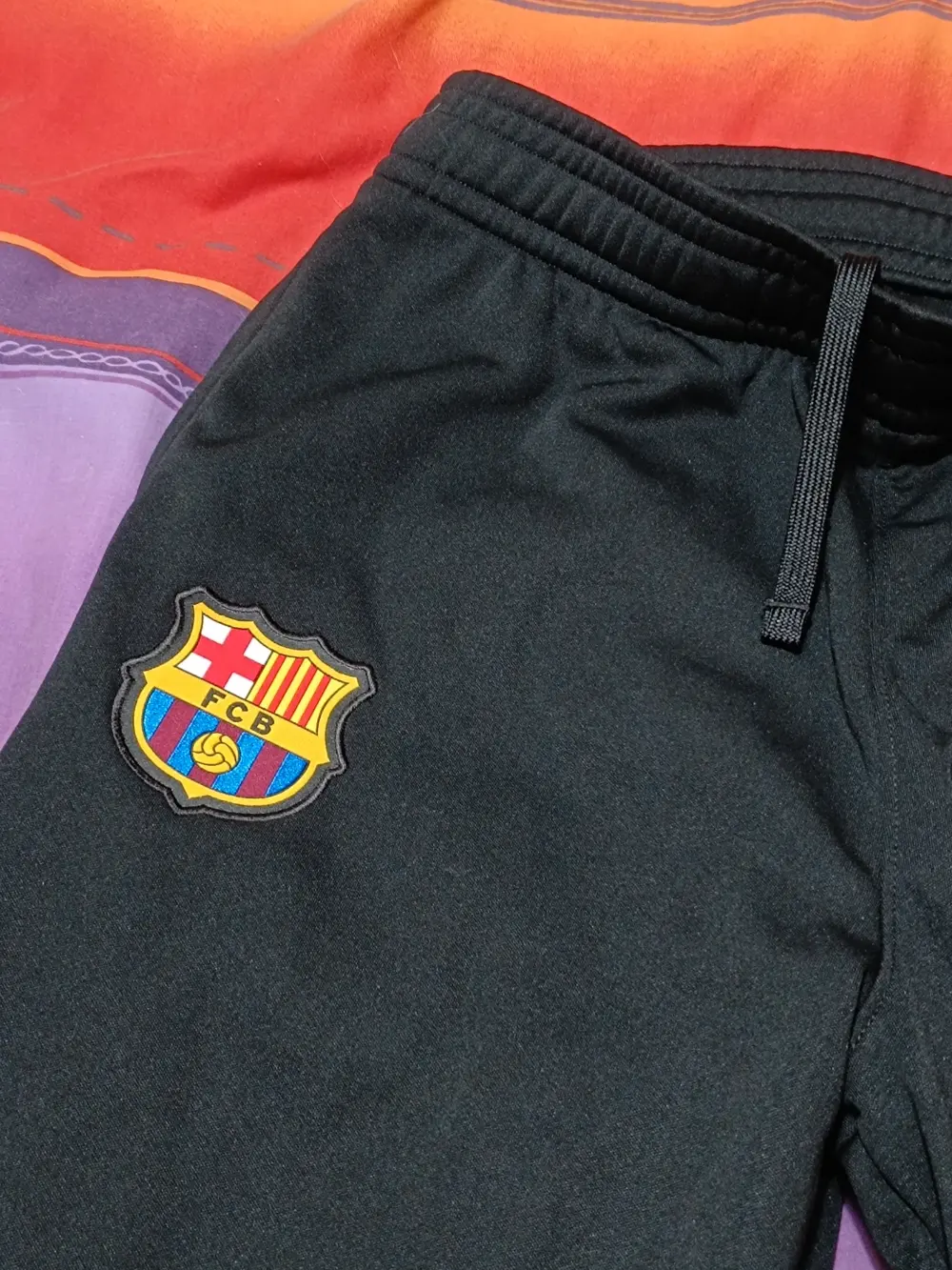 Pantalón chándal negro FC Barcelona Nike talla L ver medidas, foto 3