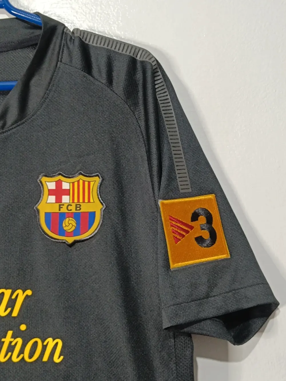 Camiseta vintage FC Barcelona temporada 11/12 Fontas 24 talla S, foto 4