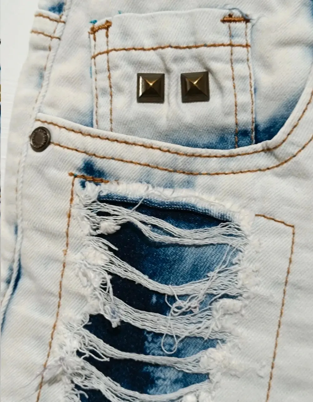 Pantalon short vaquero Desigual exotic talla S sirve para M ver medidas*, foto 5