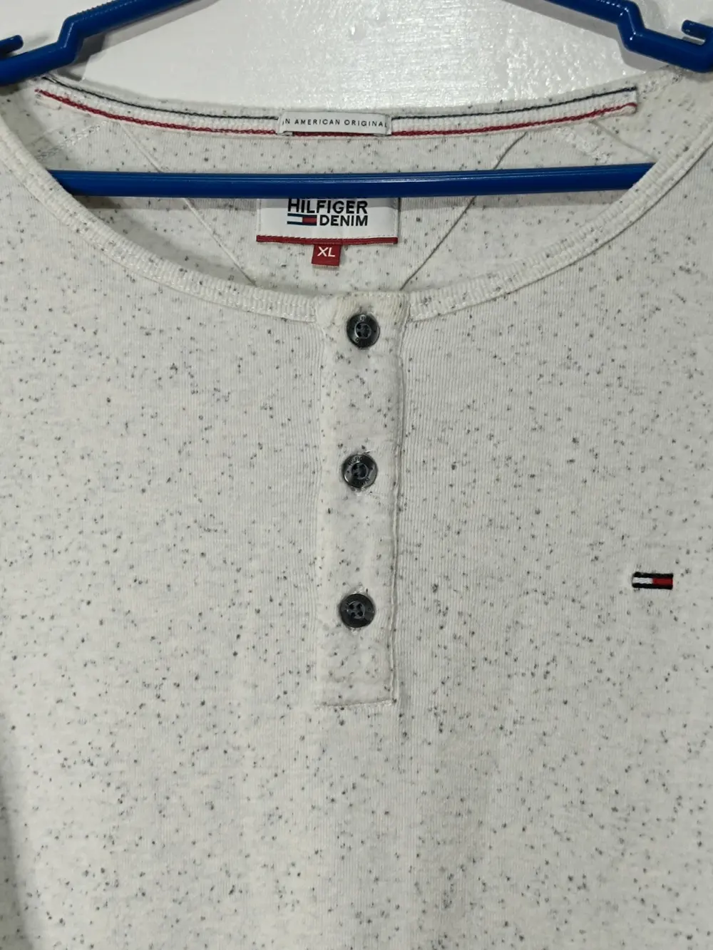 Camiseta manga larga cuello Henley Tommy Hilfiger Denim talla XL, foto 5