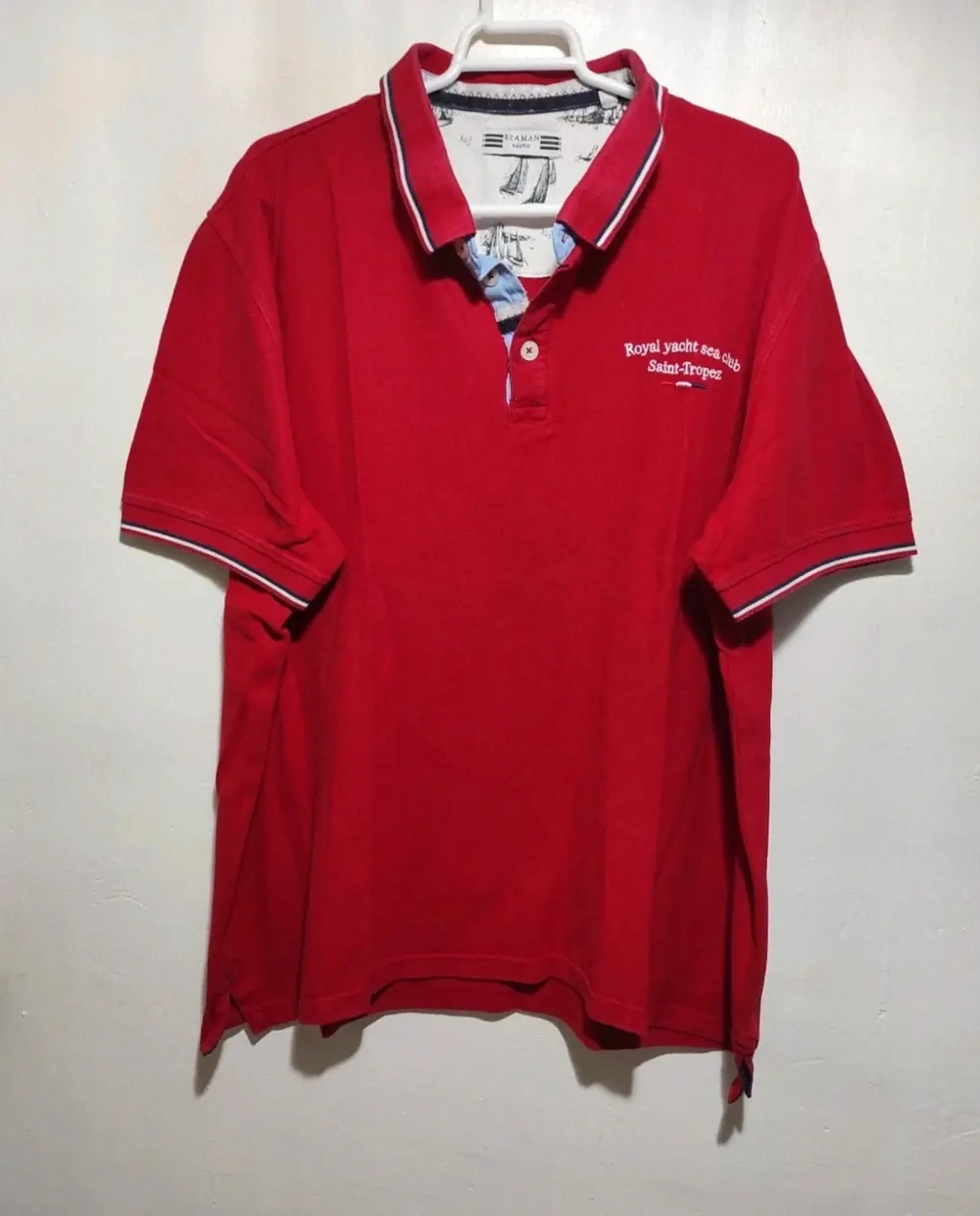 Polo manga corta yatch club Saint-Tropez Seaman Nautic talla 3XL ver medidas*