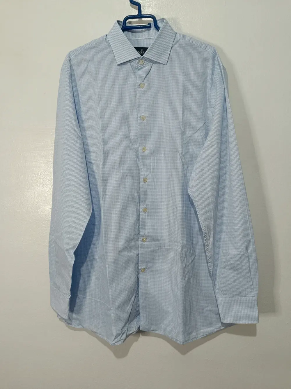 Camisa manga larga a cuadros Hackett London talla XL ver medidas