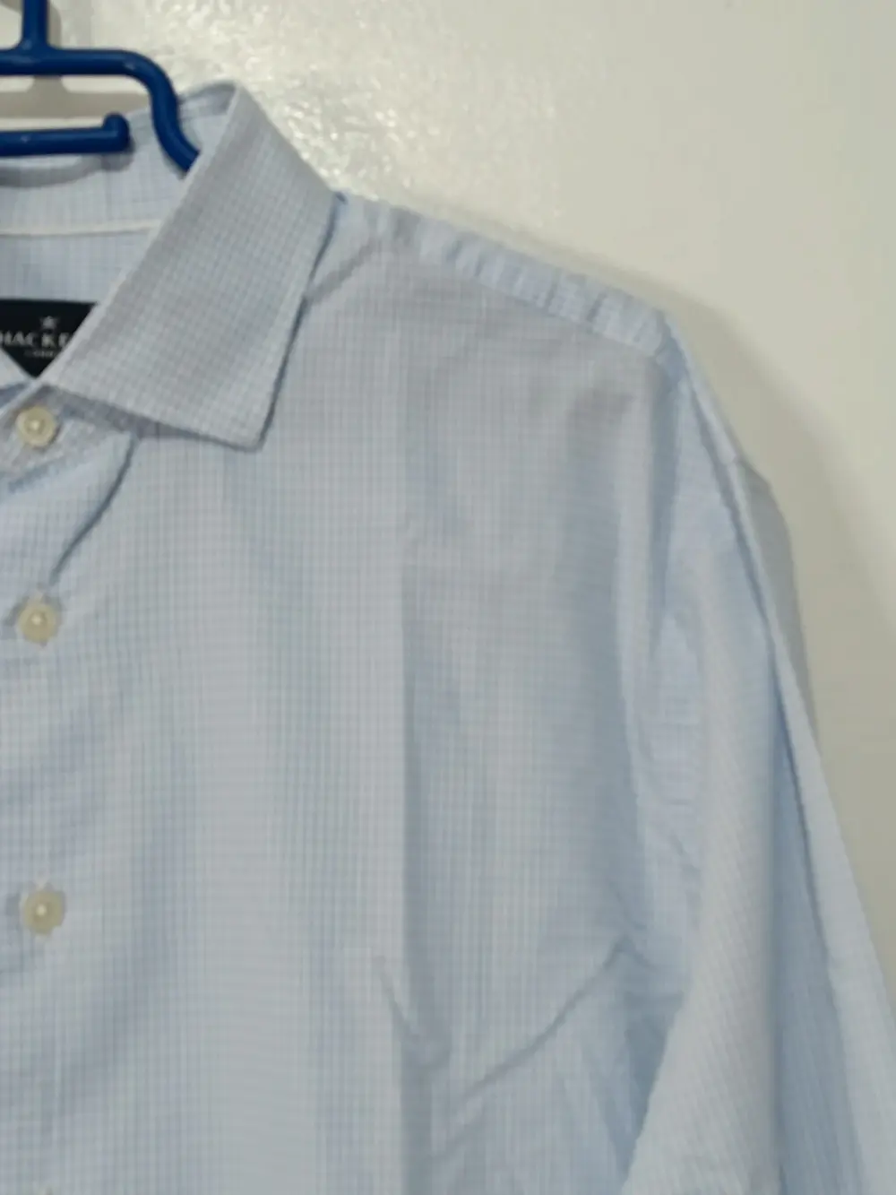 Camisa manga larga a cuadros Hackett London talla XL ver medidas, foto 4