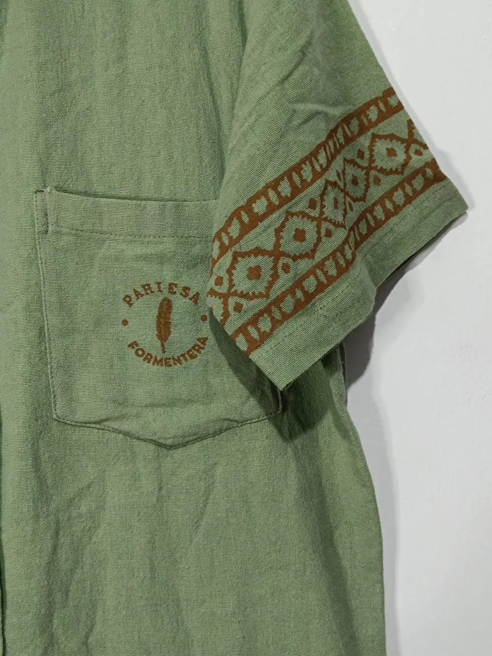 Camisa manga corta Pahiesa Formentera talla S/M, foto 4