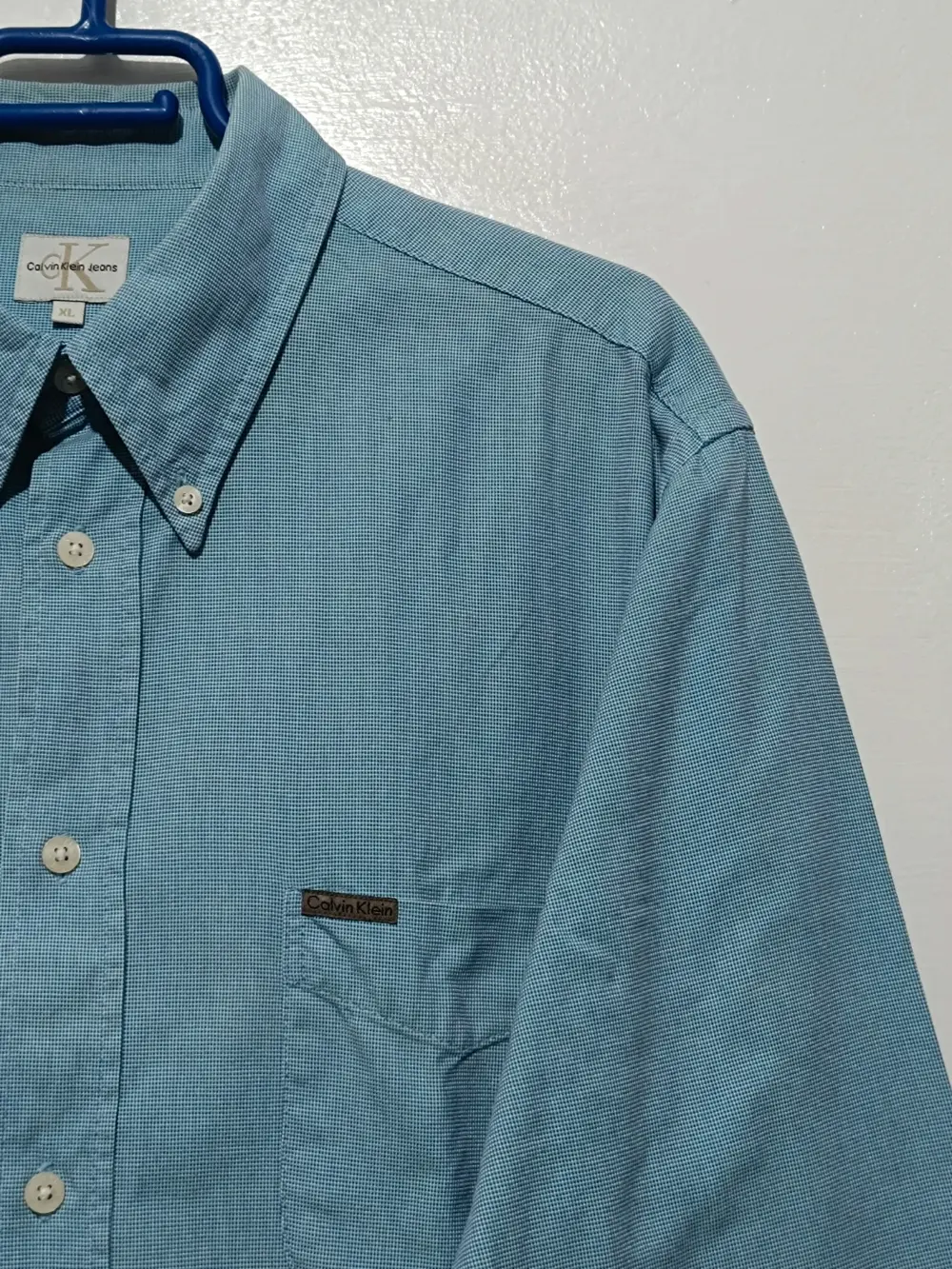 Camisa manga larga Calvin Klein jeans talla XL ver medidas, foto 5