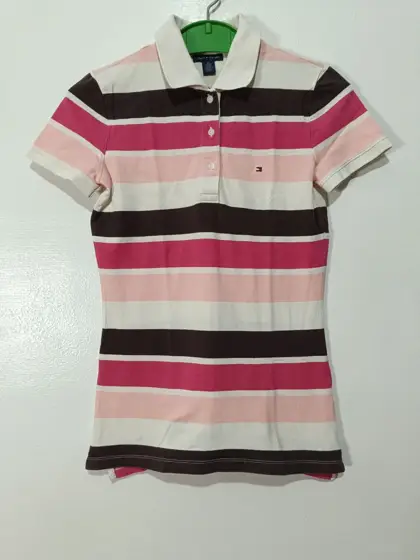 Polo a rayas Tommy Hilfiger talla XS mujer