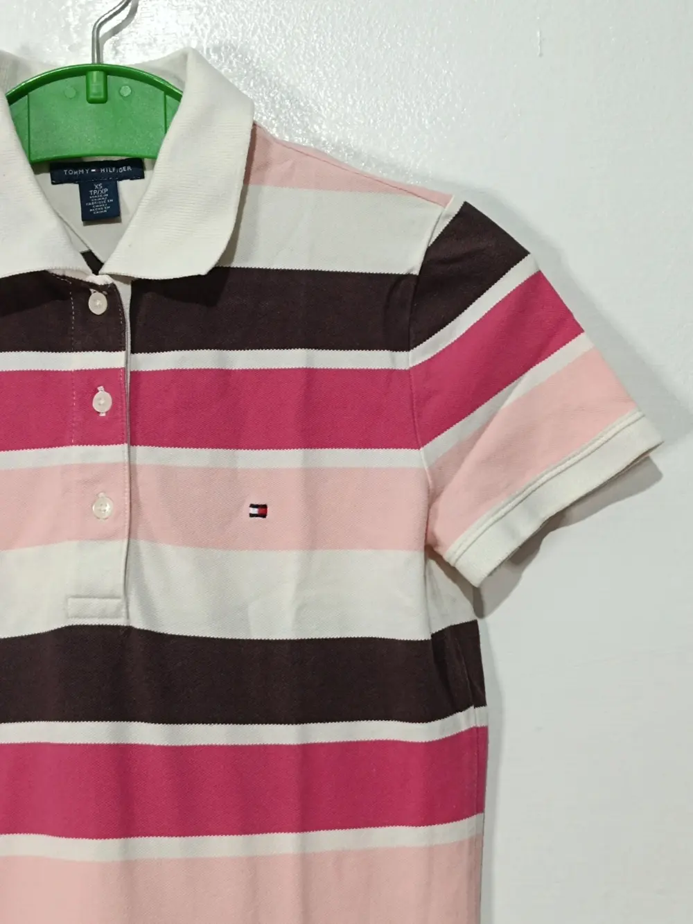 Polo a rayas Tommy Hilfiger talla XS mujer, foto 2