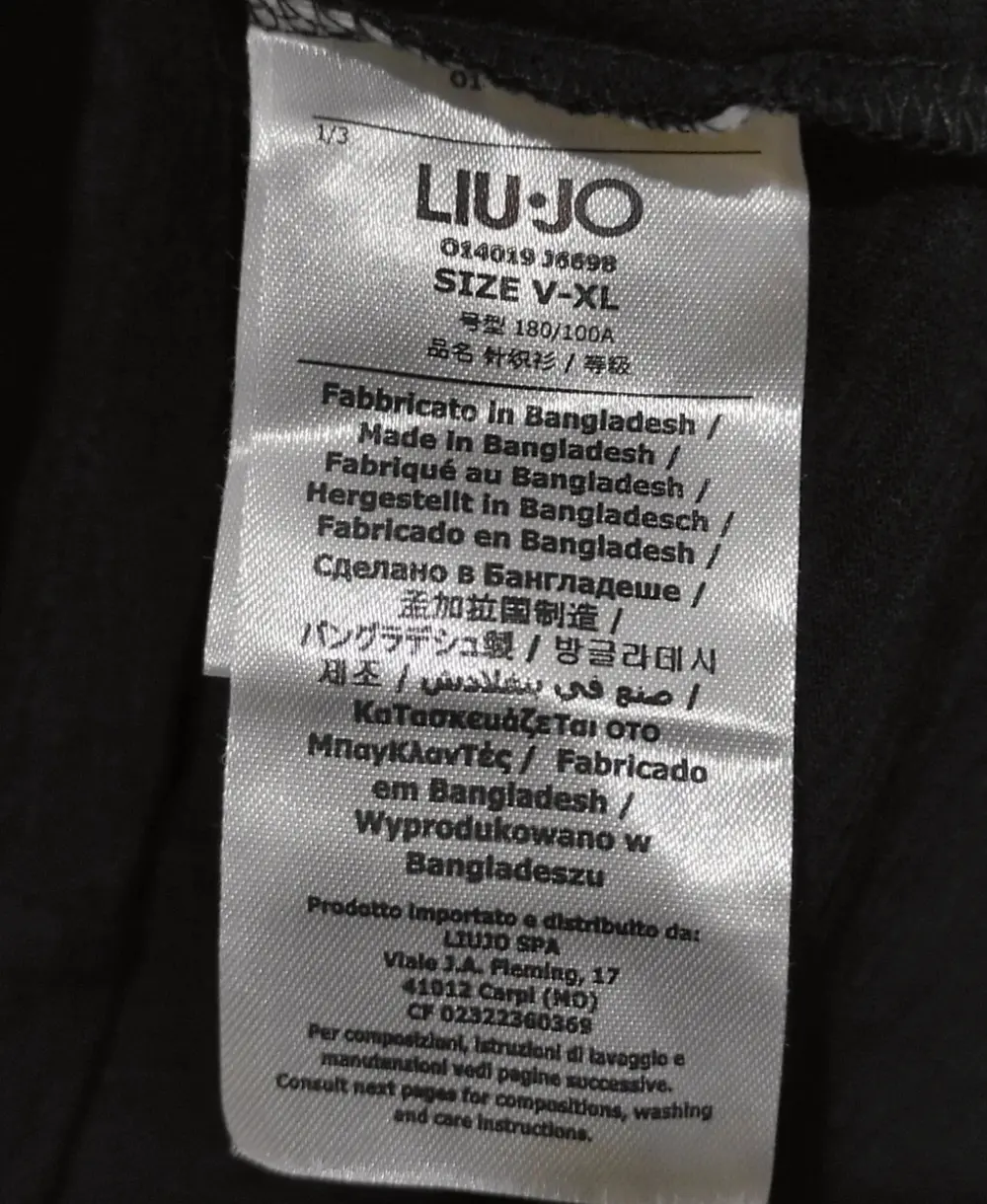 Camiseta manga corta Liu jo talla XL sirve para L ver medidas*, foto 4