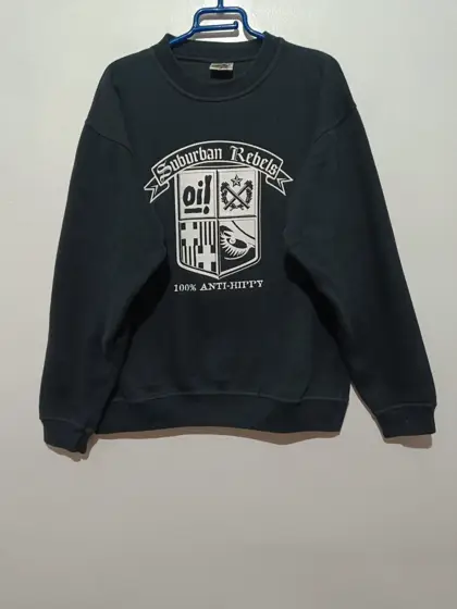 Sudadera Street punk Suburban Rebels talla L ver medidas