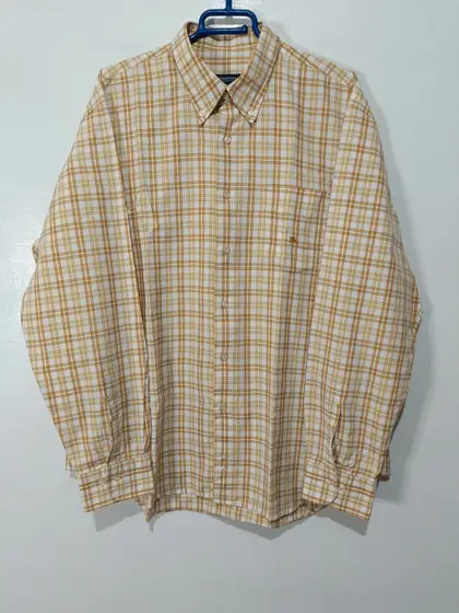 Camisa a cuadros manga larga Burberry talla 5 equivale a una XL ver medidas