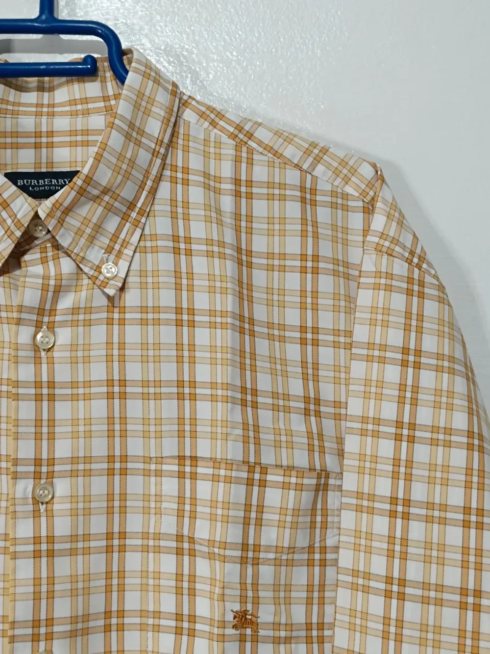 Camisa a cuadros manga larga Burberry talla 5 equivale a una XL ver medidas, foto 5