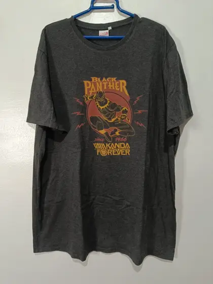 Camiseta grafica Black Panter Wakanda Forever Marvel comics talla XXXL ver medidas