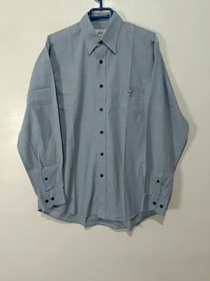 Camisa de vestir manga larga Lacoste talla M ver medidas
