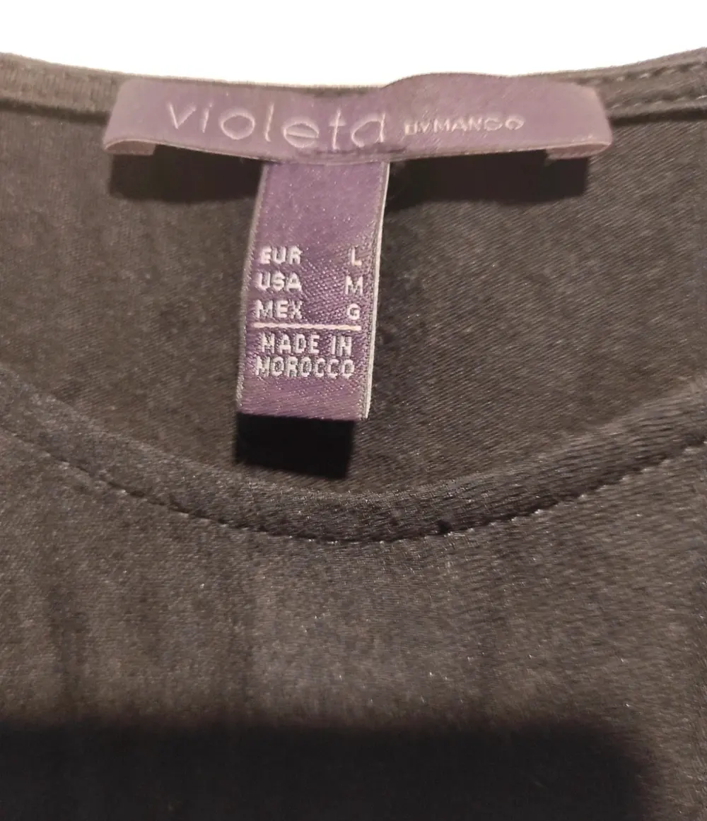 Camiseta manga corta violeta talla L*, foto 3