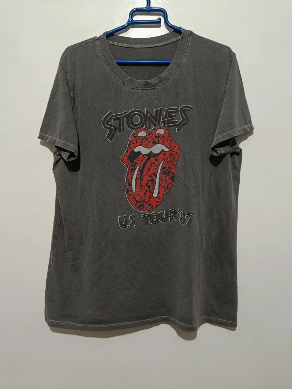 Camiseta vintage The Rolling Stones tour 87 talla L made in Italy