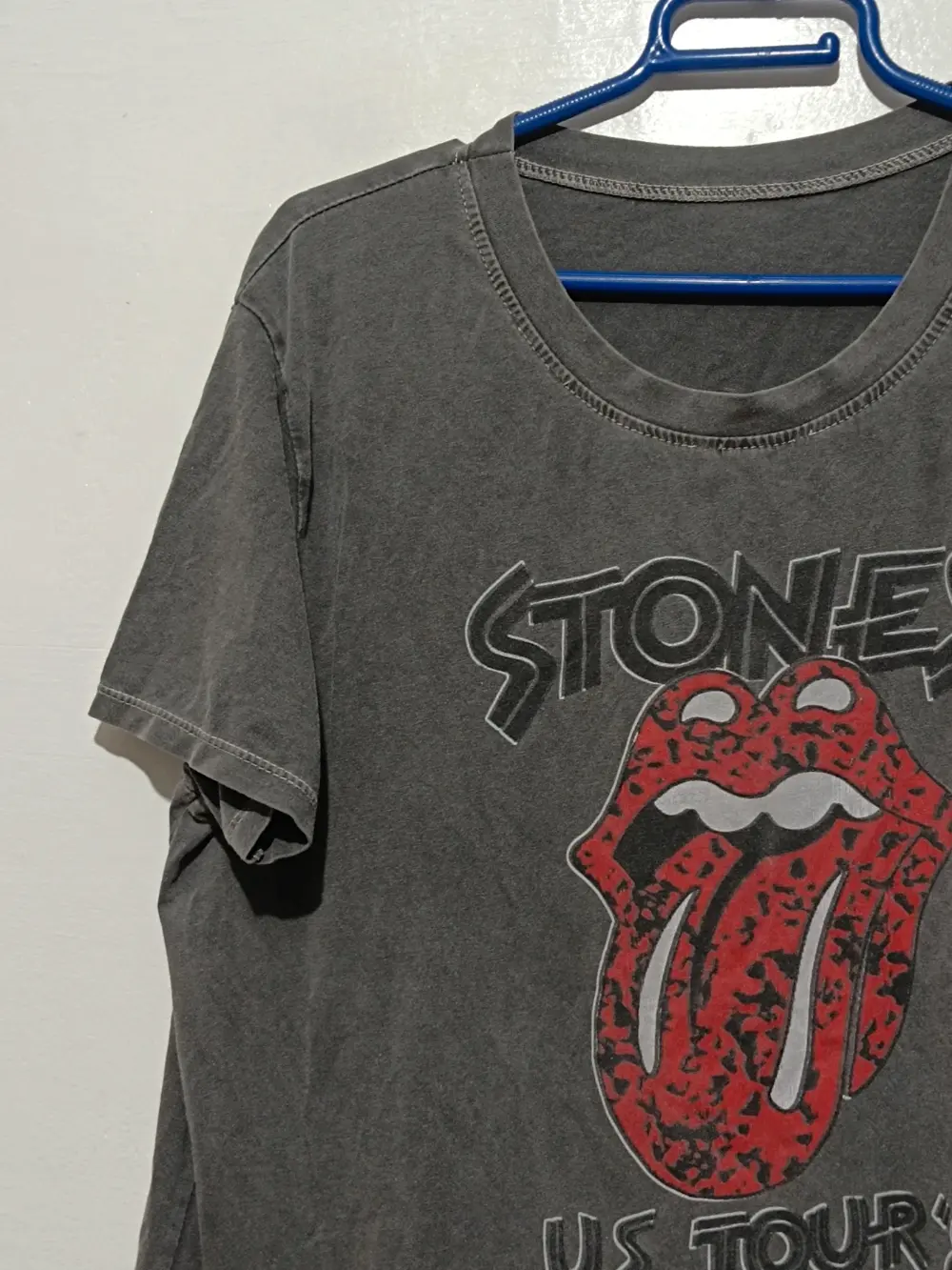 Camiseta vintage The Rolling Stones tour 87 talla L made in Italy, foto 3