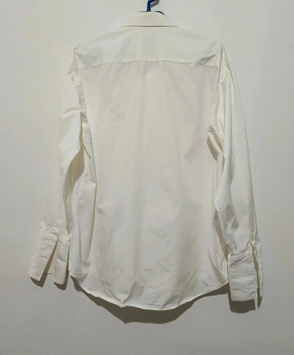 Camisa lisa manga larga 100% cotton Fabio Inghirami talla 16/2-42*, foto 5