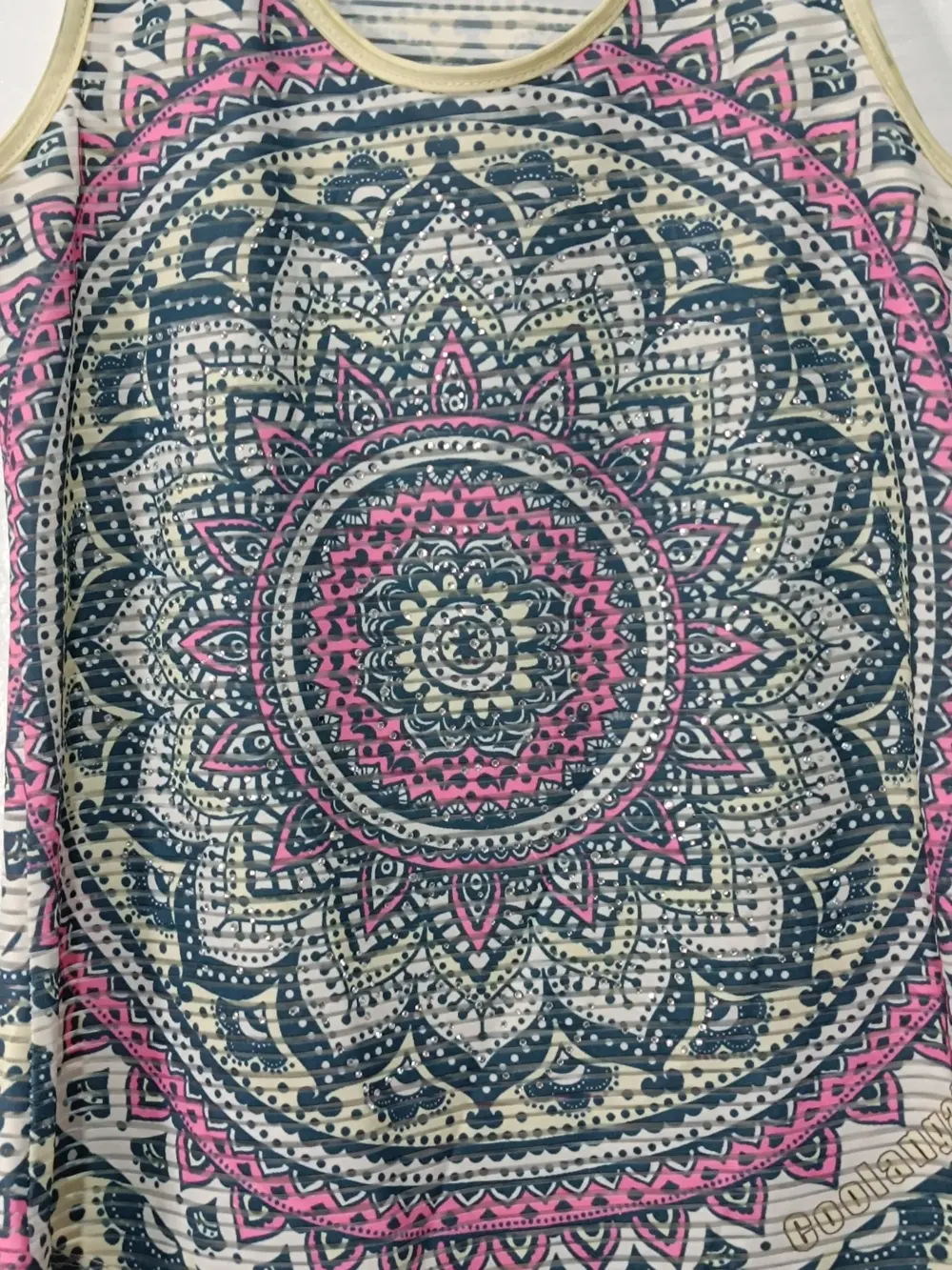Camiseta top sin mangas bohemia/mandala Coolangatta talla S ver medidas, foto 2