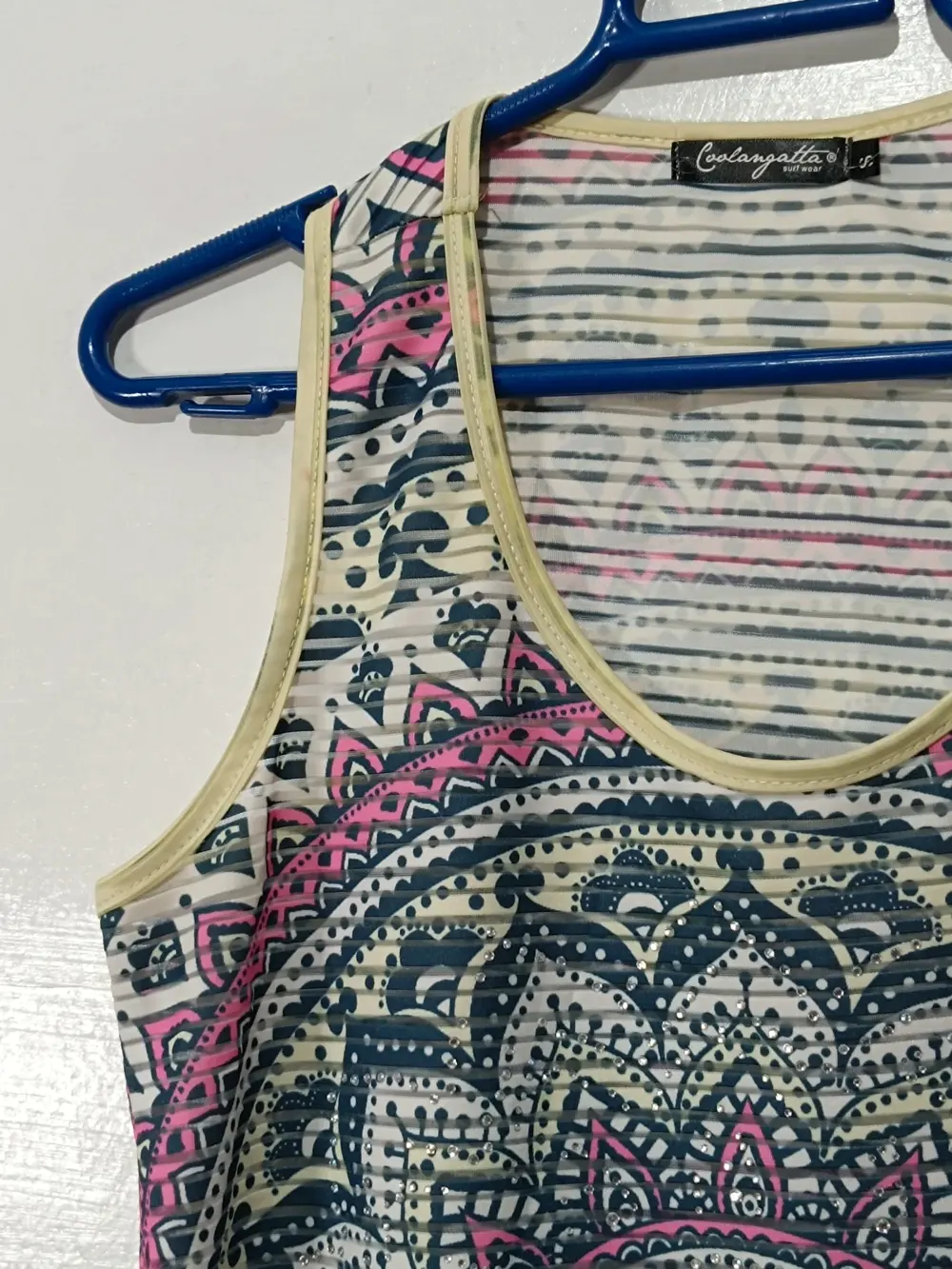 Camiseta top sin mangas bohemia/mandala Coolangatta talla S ver medidas, foto 5