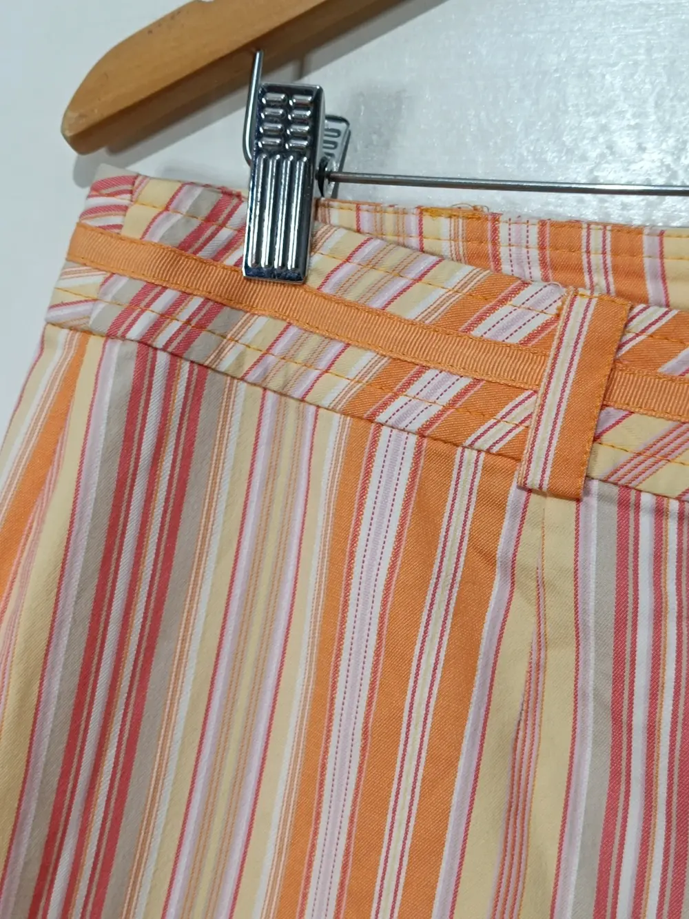 Pantalon a rayas estilo retro vintage Apriori talla XL ver medidas, foto 5
