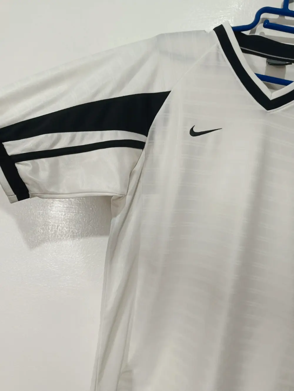 Camiseta Nike vintage años 90 Nike striped soccer talla S ver medidas, foto 2