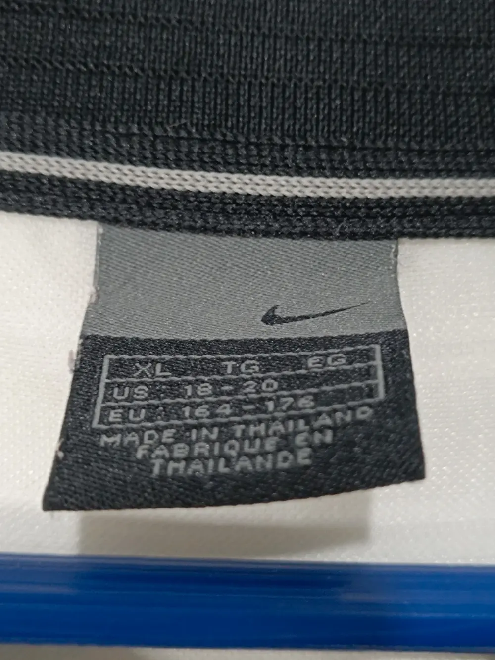 Camiseta Nike vintage años 90 Nike striped soccer talla S ver medidas, foto 5