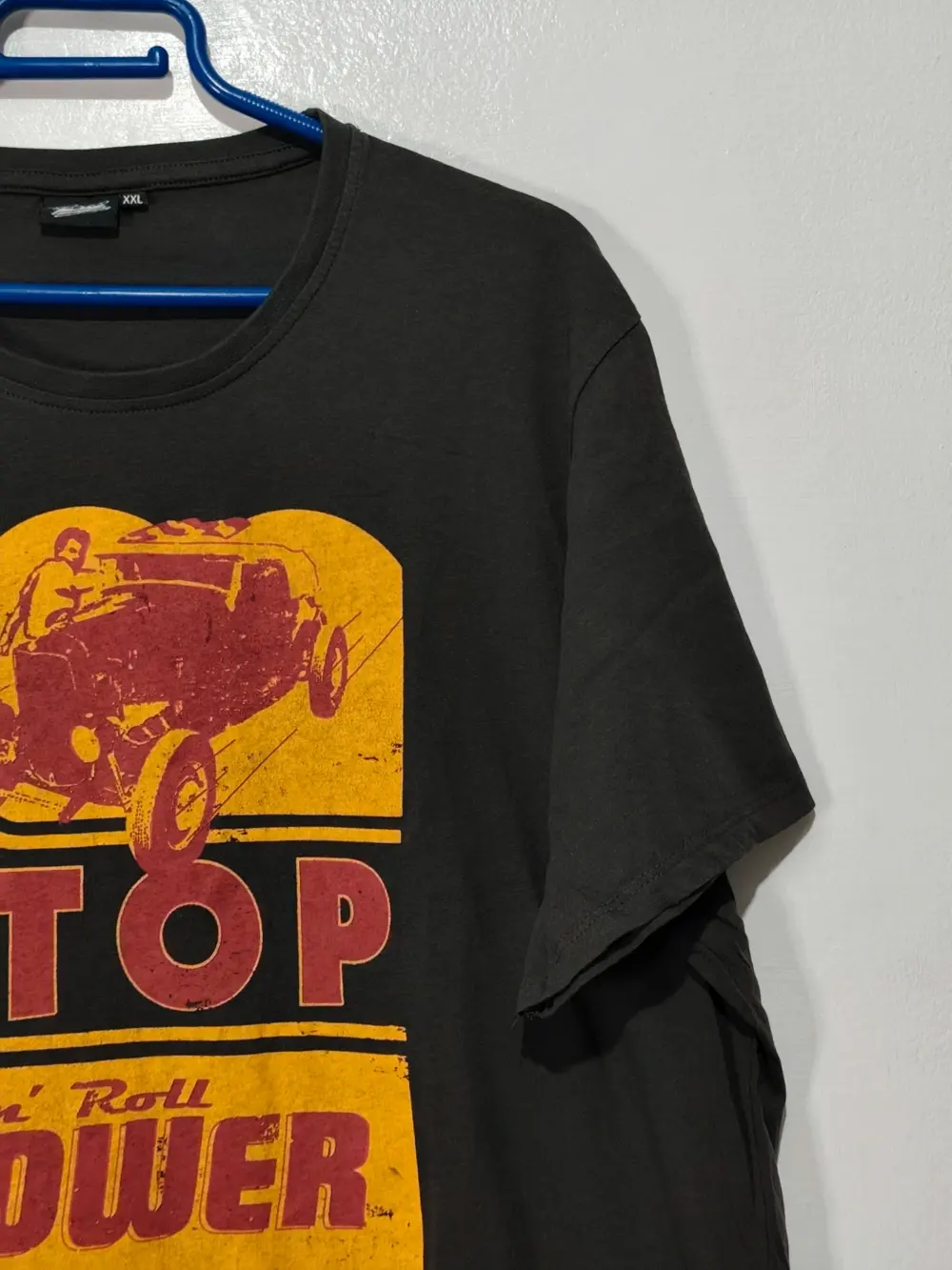 Camiseta oficial ZZ Top ano 2017 Speed Oil Rock n' Roll Power talla XXL ver medidas, foto 2