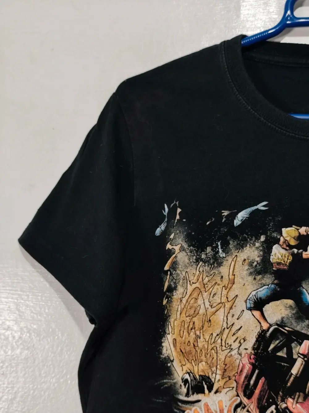 Camiseta manga corta Fishing day Scarlip Custom talla S ver medidas, foto 3