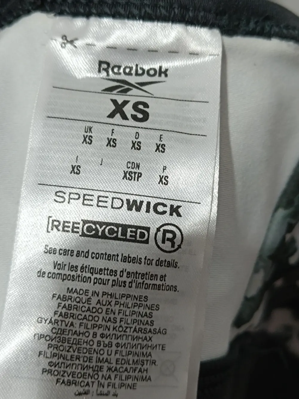 Sujetador deportivo Reebok Modern Safari Bralette talla XS, foto 5