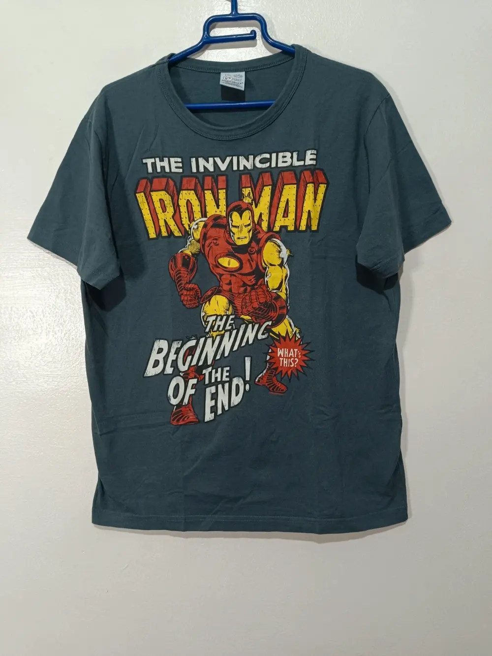 Camiseta Iron Man The Invincible Logoshirt talla L sirve para M ver medidas