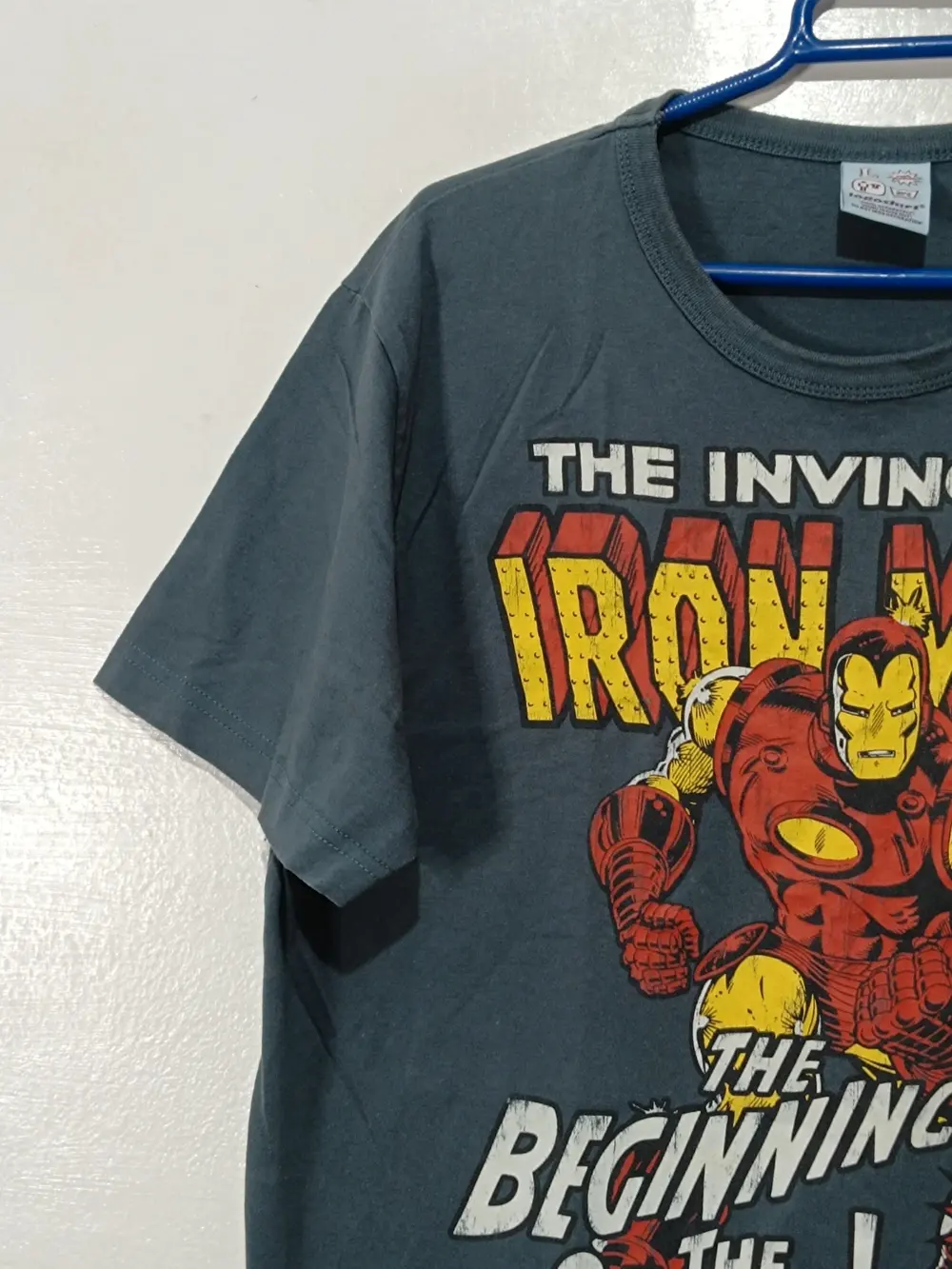 Camiseta Iron Man The Invincible Logoshirt talla L sirve para M ver medidas, foto 4