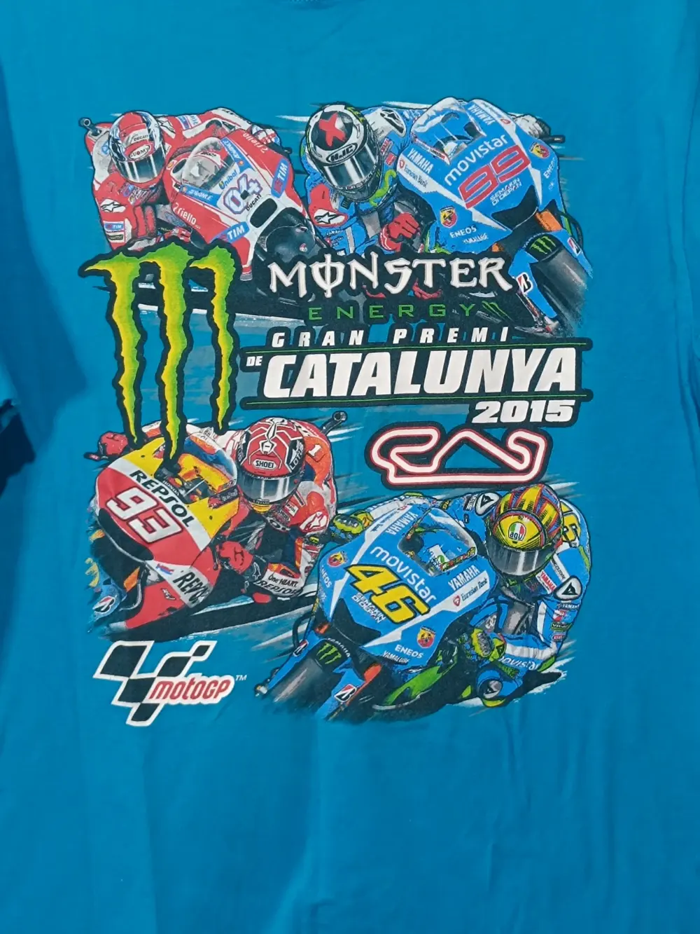 Camiseta oficial MotoGP Gran Premio Cataluña 2015 talla L, foto 2