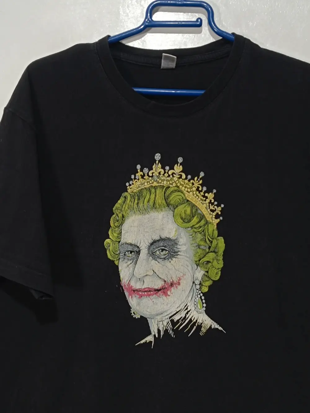 Camiseta urbana God Save The Villain Bansky vintage talla XXL ver medidas, foto 2