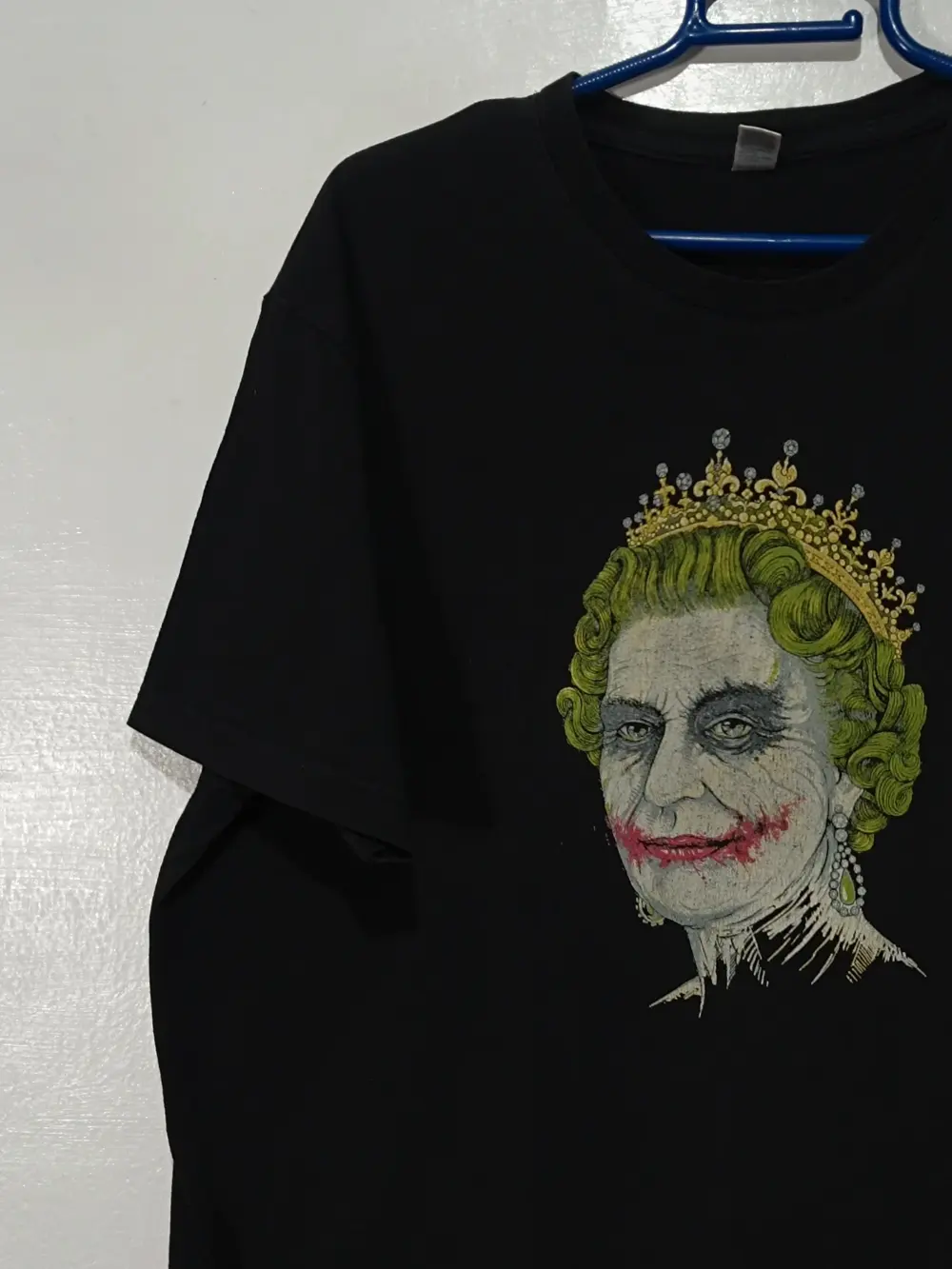 Camiseta urbana God Save The Villain Bansky vintage talla XXL ver medidas, foto 3