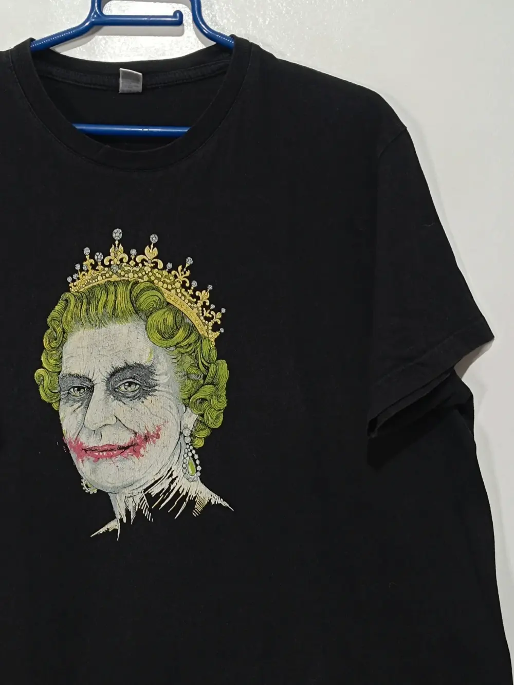 Camiseta urbana God Save The Villain Bansky vintage talla XXL ver medidas, foto 4