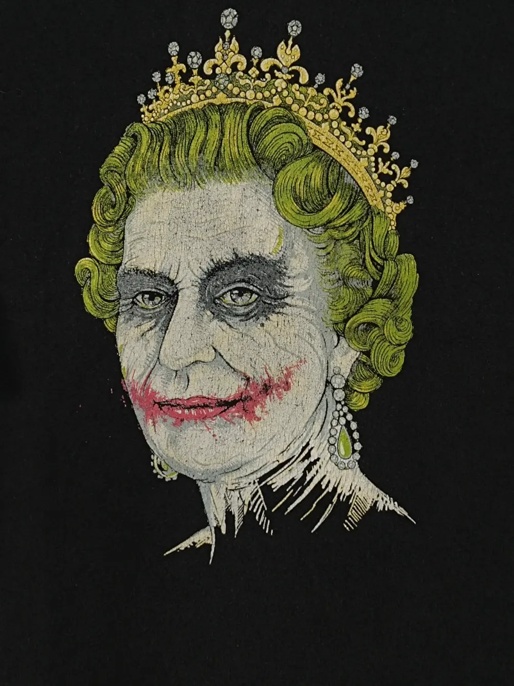 Camiseta urbana God Save The Villain Bansky vintage talla XXL ver medidas, foto 5