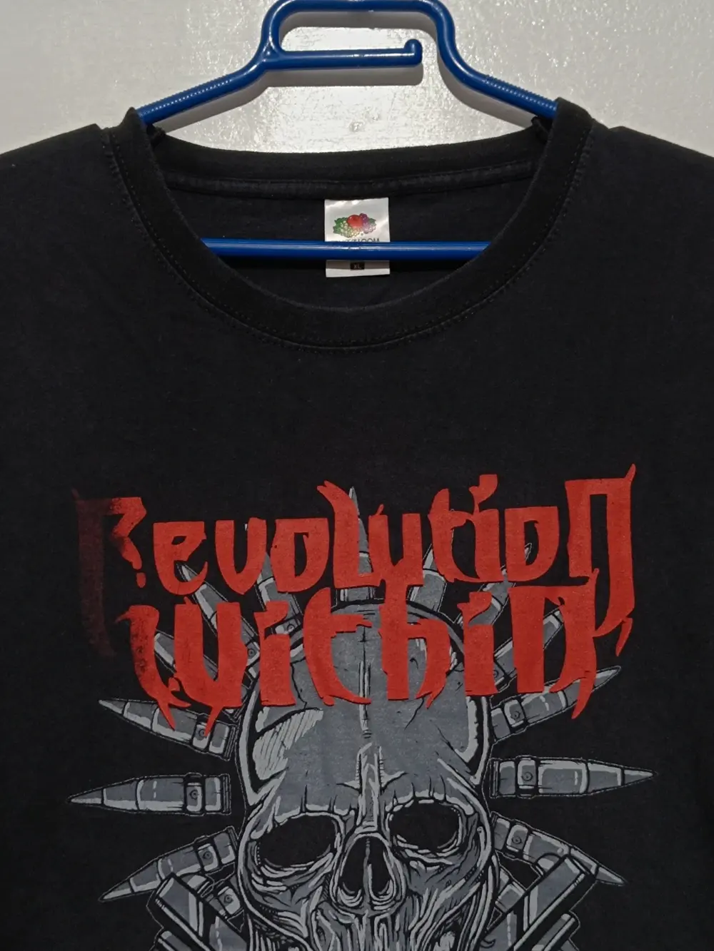 Camiseta vintage Musica Trash/Metal Revolution Within talla XL ver medidas, foto 2