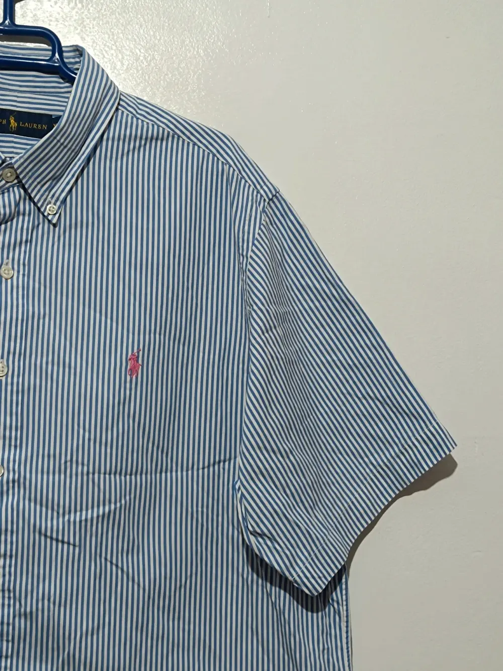 Camisa a rayas manga corta Ralph Lauren talla XL ver medidas, foto 2